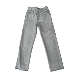 AGOLDE Criss Cross Jeans Women's 24 in Gray 100% Organic Cotton Light Wash